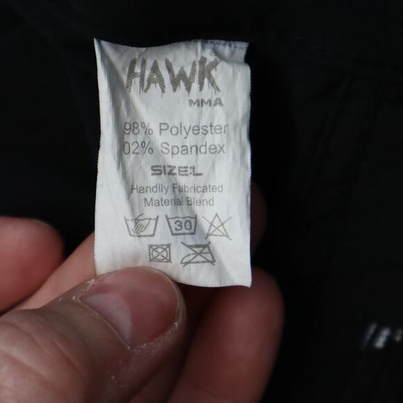 HAWK Sports Short Men L Black MMA BJJ Training Gym Boxing Grappling Kickboxing - Picture 7 of 15